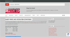 Desktop Screenshot of cabotparks.com